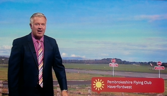 BBC Wales feature filmed at Pembrokeshire Flying Club